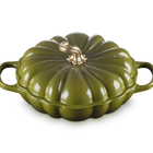 Le Creuset Cast Iron Signature Pumpkin Shallow Casserole 28cm OliveOlive image number 2